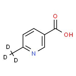 ChemSpider 2D Image | 6-(~2~H_3_)Methylnicotinic acid | C7H4D3NO2