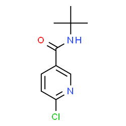 ChemSpider 2D Image | N-tert-Butyl-6-chloronicotinamide | C10H13ClN2O