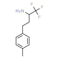ChemSpider 2D Image | 1,1,1-Trifluoro-4-(4-methylphenyl)-2-butanamine | C11H14F3N