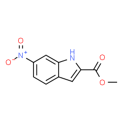 ChemSpider 2D Image | Methyl 6-nitro-1H-indole-2-carboxylate | C10H8N2O4