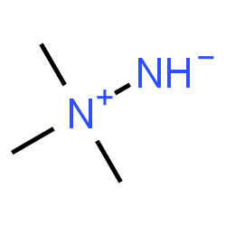 ChemSpider 2D Image | 2,2,2-Trimethyldiazan-2-ium-1-ide | C3H10N2
