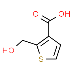 ChemSpider 2D Image | 2-(Hydroxymethyl)-3-thiophenecarboxylic acid | C6H6O3S