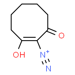 ChemSpider 2D Image | (1Z)-2-Hydroxy-8-oxo-1-cyclooctene-1-diazonium | C8H11N2O2