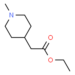 ChemSpider 2D Image | Ethyl (1-methyl-4-piperidinyl)acetate | C10H19NO2