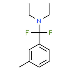 ChemSpider 2D Image | N-[Difluoro(3-methylphenyl)methyl]-N-ethylethanamine | C12H17F2N