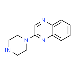 ChemSpider 2D Image | 2-(1-Piperazinyl)quinoxaline | C12H14N4