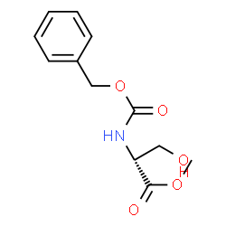ChemSpider 2D Image | N-Z-D-serine methyl ester | C12H15NO5