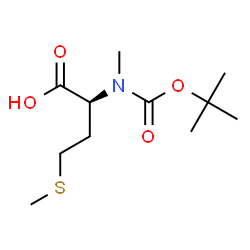 ChemSpider 2D Image | N-Methyl-N-{[(2-methyl-2-propanyl)oxy]carbonyl}-L-methionine | C11H21NO4S