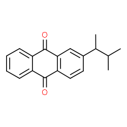 ChemSpider 2D Image | 2-(3-Methyl-2-butanyl)-9,10-anthraquinone | C19H18O2