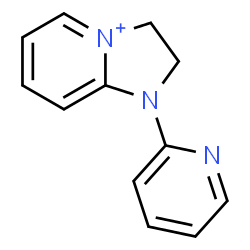 ChemSpider 2D Image | 1-(2-Pyridinyl)-2,3-dihydro-1H-imidazo[1,2-a]pyridin-4-ium | C12H12N3