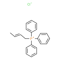ChemSpider 2D Image | 2-butenyltriphenylphosphonium chloride | C22H22ClP