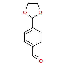 ChemSpider 2D Image | 4-(1,3-Dioxolan-2-yl)benzaldehyde | C10H10O3
