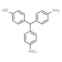 ChemSpider 2D Image | 4-[Bis(4-aminophenyl)methyl]phenol | C19H18N2O
