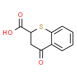 ChemSpider 2D Image | 4-Oxo-2-thiochromanecarboxylic acid | C10H8O3S