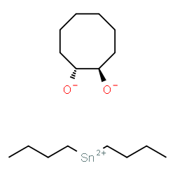 ChemSpider 2D Image | (1R,2R)-cyclooctane-1,2-diolate; dibutyltin | C16H32O2Sn
