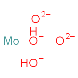 ChemSpider 2D Image | molybdenum; oxygen(-2) anion; dihydroxide | H2MoO4