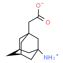 ChemSpider 2D Image | [(5S,7S)-3-Ammonioadamantan-1-yl]acetate | C12H19NO2
