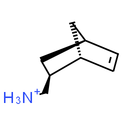 ChemSpider 2D Image | (1R,2S,4R)-Bicyclo[2.2.1]hept-5-en-2-ylmethanaminium | C8H14N