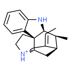 ChemSpider 2D Image | (15beta,16alpha,19E)-Cur-19-en-4-ium | C19H25N2