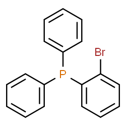 ChemSpider 2D Image | (2-Bromophenyl)(diphenyl)phosphine | C18H14BrP