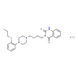 ChemSpider 2D Image | TIOPERIDONE HYDROCHLORIDE | C25H33ClN4O2S