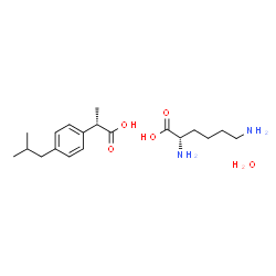 ChemSpider 2D Image | Dexibuprofen lysine | C19H34N2O5