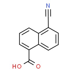 ChemSpider 2D Image | 5-Cyano-1-naphthoic acid | C12H7NO2