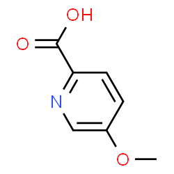 ChemSpider 2D Image | 5-Methoxypicolinic acid | C7H7NO3