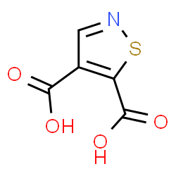 ChemSpider 2D Image | isothiazole-4,5-dicarboxylic acid | C5H3NO4S