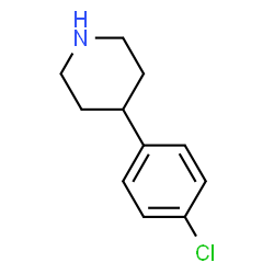 ChemSpider 2D Image | 4-(4-Chlorophenyl)piperidine | C11H14ClN