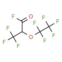 ChemSpider 2D Image | 3,3,3-Trifluoro-2-(pentafluoroethoxy)propanoyl fluoride | C5HF9O2