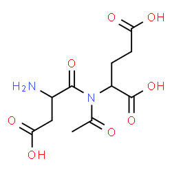ChemSpider 2D Image | alpha-Aspartyl-N-acetylglutamic acid | C11H16N2O8
