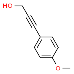 ChemSpider 2D Image | 3-(4-Methoxyphenyl)-2-propyn-1-ol | C10H10O2