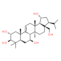 ChemSpider 2D Image | rubiarbonol F | C30H50O5