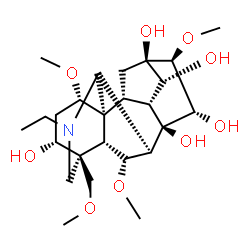 ChemSpider 2D Image | ACONINE | C25H41NO9