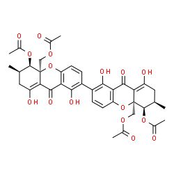 ChemSpider 2D Image | Dicerandrol C | C38H38O16