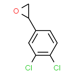 ChemSpider 2D Image | 2-(3,4-Dichlorophenyl)oxirane | C8H6Cl2O