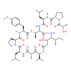 ChemSpider 2D Image | didemnin B | C57H89N7O15