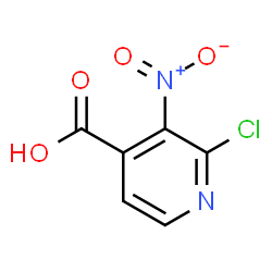 ChemSpider 2D Image | 2-Chloro-3-nitroisonicotinic acid | C6H3ClN2O4