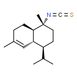 ChemSpider 2D Image | 10-isothiocyanato-4-cadinene | C16H25NS