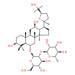 ChemSpider 2D Image | Pseudoginsenoside F11 | C42H72O14