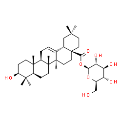 ChemSpider 2D Image | oleanolic acid β-D-glucopyranosyl ester | C36H58O8