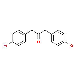 ChemSpider 2D Image | 1,3-Bis(4-bromophenyl)acetone | C15H12Br2O