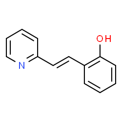 ChemSpider 2D Image | 2-[(E)-2-pyridin-2-ylvinyl]phenol | C13H11NO