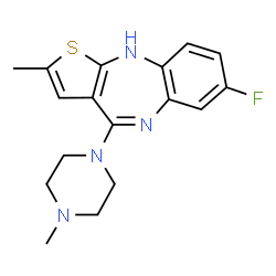 ChemSpider 2D Image | FLUMEZAPINE | C17H19FN4S