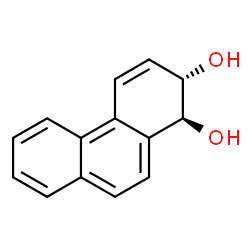 ChemSpider 2D Image | trans-1,2-dihydro-1,2-phenanthrenediol | C14H12O2