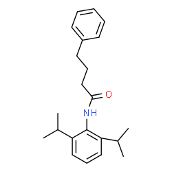 ChemSpider 2D Image | N-(2,6-Diisopropylphenyl)-4-phenylbutanamide | C22H29NO