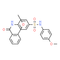 ChemSpider 2D Image | 2-Methoxy-N-{4-[(4-methoxyphenyl)sulfamoyl]phenyl}benzamide | C21H20N2O5S
