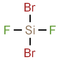 ChemSpider 2D Image | Dibromo(difluoro)silane | Br2F2Si