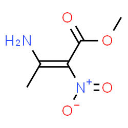 ChemSpider 2D Image | Methyl (2E)-3-amino-2-nitro-2-butenoate | C5H8N2O4